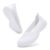 Konhill Womens Casual Slip-on Loafers, Lightweight White 8UK