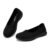 Konhill Womens Knit Slip-on Loafers – All Black