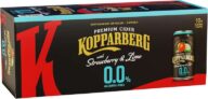 Kopparberg Premium Alcohol Free Cider Strawberry and Lime, 10 x 330ml – £6.32 With S&S (Prime Exclusive)