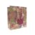 Kraft Floral Print Gift Bag 21.5cm X 25cm