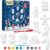 KreativeKraft Kids Paint Your Own Christmas Decorations Set – Arts and Crafts for Kids – Family DIY Craft Kit – Santa, Elf, Reindeer Painting Set (Set of 10)