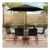 Krista Black Metal 6 Seater Dining Set
