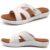 KuaiLu Womens Fashion Orthotic Slides Ladies Lightweight Athletic Yoga Mat Sandals Slip on Thick Cushion Slippers Sandals