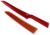 Kuhn Rikon Bread Knife with Japanese Stainless Steel Serrated Blade, Non-Stick Coating, Secure Grip Handle, Red