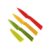 Kuhn Rikon Colori Prep 3 Pc Kitchen Knife Set