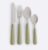 LA REDOUTE INTERIEURS Leela 16-Piece Cutlery Set with Two-Tone Striped Handles – with Code