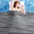 LAGRATY Cooling Blanket (130x180cm Single) for Sweats Absorbs Heat to Keep Adults Cool on Warm Nights, Q-Max 0.5 for Hot Sleepers, Ultra-Cool Lightweight Blanket, Grey