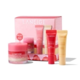 LANEIGE Berry Sweet Lip Trio – Strawberry Shortcake Lip Sleeping Mask 20g & Lip Glowy Balms in Berry and Vanilla