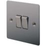 LAP 10AX 2-Gang 2-Way Light Switch Brushed Stainless Steel – Free C&C (Very Limited Stores Inc South Shields)