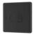 LAP 13A Switched Fused Spur with LED Matt Black with Black Inserts – free C& C