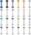 LAURITAMI Lip Bars Rings 16G Surgical Steel Labret Studs Ring Piercing Jewellery Conch Cartilage Tragus Helix Earring 8mm