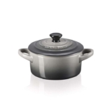 LE CREUSET Stoneware Petite Round Casserole, 0.25 L, Flint