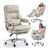 LEAGOO Office Chair with Footrest Reclining Desk Chair