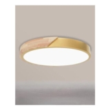 LED Ceiling Light Panel 50W 5000LM Gold 50cm