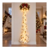 LED Christmas Magic Trail Wall Light Santa Sleigh Reindeer Xmas