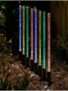 LED Solar Bubble Stake Light – Set of 8 / Warm White , Free C&C