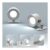 LED Wall Light, 2Pack Wall Lamp with 3 Color Modes 3 Brightness Levels