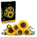 LEGO Botanicals Sunflower Bouquet – Artificial Flowers Set for Adults – Faux Sunflowers & Eucalyptus 11502