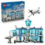 LEGO City Airport with Airplane, Tug Car, Bridge, 9 Minifigures & Accessories 60502 – Price at Checkout