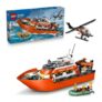 LEGO City Coast Guard Rescue Boat & Helicopter Playset 60504