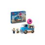 LEGO City Doughnut Truck Toy, Set with 2 Minifigures