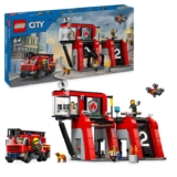 LEGO City Fire Station with Fire Engine 60414 (Prime Day Deal)