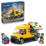 LEGO City The Van Toy – Delivery Truck Model Building Kit w/ 2 Minifigures 60500
