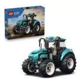 LEGO City Tractor Toy – Farm Vehicle Model Building Kit with a Farmer Minifigure 60498 – Free C&C