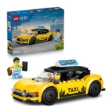 LEGO City Yellow Taxi Model Car Kit with 2 Minifigures 60487