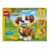 LEGO Creator 3 in 1 Cute Animals: Playful Puppy Dog Construction Set 31382