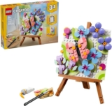 LEGO Creator 3 in 1 Floral Art Decor Painting Set, Transforms into a Picture Frame or Flamingo Sketch 31390
