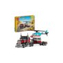 LEGO Creator 3in1 Flatbed Truck with Helicopter Toy 31146