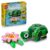 LEGO Creator 3in1 Turtle with a Water Lily Flower Toy – Animal Figure Transforms into a Chameleon or Frog 31377