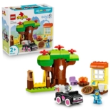 LEGO DUPLO Bluey Pizza Girls with Muffin and Bluey – Educational Motor Skills Toy for Toddlers – Montessori Set w/Car, 2 Figures, 10469