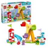 LEGO DUPLO Peppa Pig Funfair – Fine Motor Skills Toys for 2 Year Olds