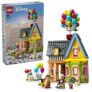 LEGO Disney and Pixar Up House Buildable Toy with Balloons, Carl, Russell and Dug Figures, Collectible Model Set