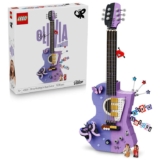 LEGO Editions Olivia Rodrigos Dual Guitar – 3D Model Kit w/ 2 Minifigures, Stars & Butterflies – Kids Room Decor – 43031