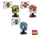 LEGO Editions Vehicles F1 Helmet Assortment – Models 43014 / 43017 / 43023