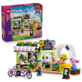 LEGO Friends Creative Flower Shop Toy – Miniature incl. Artificial Flowers, Bouquets, 2 Mini Dolls, Bike & Accessories – 42693