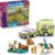LEGO Friends Horse & Baby Foal Trailer – Horse Toy Playset w/Grooming Accessories, 4 Animal Figures, Car & 2 Mini Dolls – Birthday Gift Idea for 7 Year Old Girls – 42695