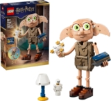 LEGO Harry Potter 2 in 1 Dobby the Free Elf Toy – Model Kit Transforms into a Kreacher Figure – DIY Kids Bedroom Decor – Gift for 8 Year Old Girls, Boys & Fans – 76469