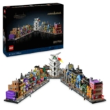 LEGO Harry Potter Diagon Alley Wizarding Shops Set & 12 Microfigures – 76444 – With Voucher