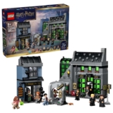 LEGO Harry Potter Knockturn Alley Wizarding Shops Toy – with 8 Minifigures & Collectible Patronus – 76471