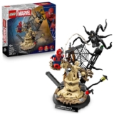 LEGO Marvel Epic Battle: Spider-Man vs. Sandman, Superhero Toy w/ 3 Minifigures incl. Venom, and a Construction Site 76334 (Prime Deal)