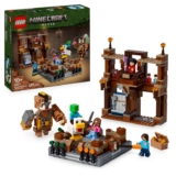 LEGO Minecraft Woodland Mansion Fighting Ring – Interactive Building Toy – incl. a Baby Zombie, Steve, Garret & Henry Minifigures – 21272