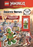 LEGO NINJAGO: Greatest Battles Search & Find Sticker Activity Book (with Lloyd minifigure and Golden Sabre) – Paperback