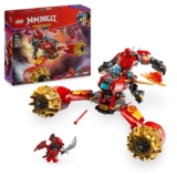 LEGO NINJAGO Kais Mech Storm Rider – Ninja Toy with a Flying Motorbike, Action Figure & 3 Minifigures – Birthday Gift Idea 71830
