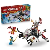 LEGO NINJAGO Zilvar and Grimtak the Dragon Beast – Ninja Toy w/Action Figure, 3 Minifigures incl. Kai & Nya – 71863