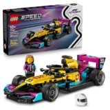 LEGO Speed Champions F1 ACADEMY Race Car Toy – Model Kit w/a Female Formula 1 Driver Minifigure