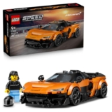 LEGO Speed Champions McLaren W1 Supercar Toy – Car Model Kit w/a Collectible Driver Minifigure – 77257